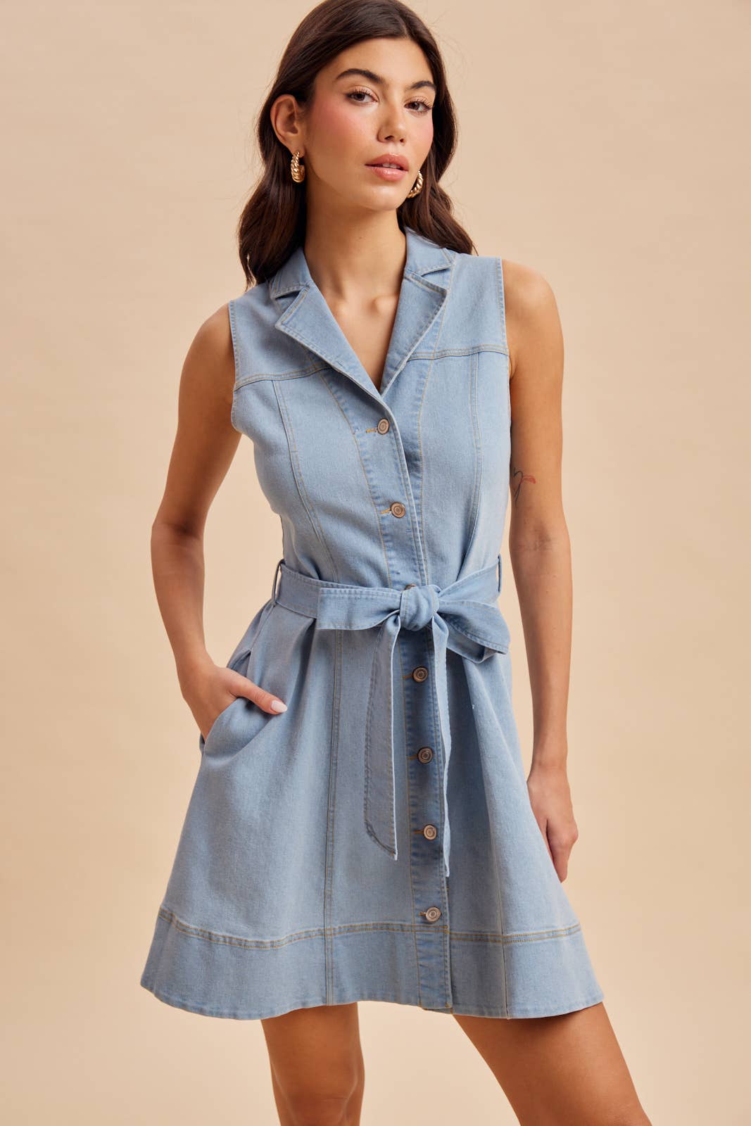 Sophie Denim Mini Dress
