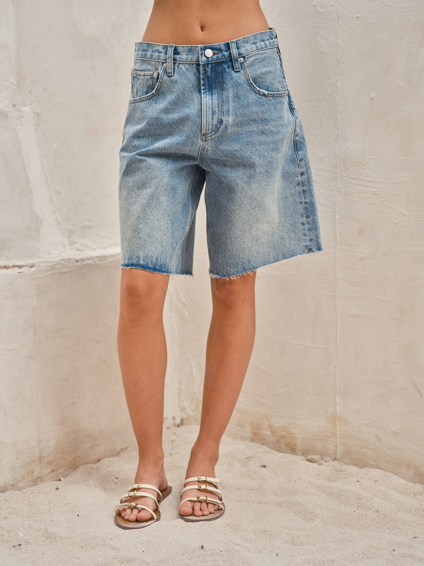 Elsie Denim Bermuda Shorts