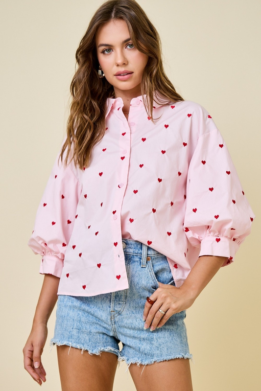 All Love Button Up Blouse
