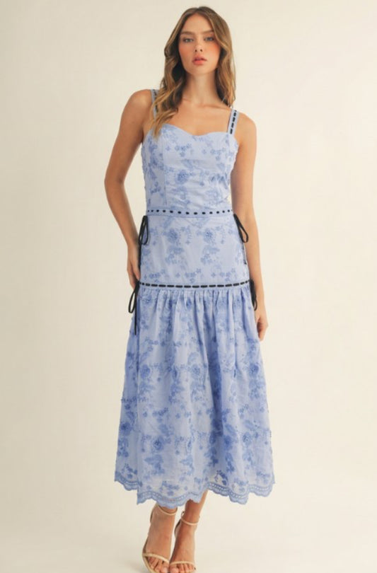 Rosette Floral Midi Set