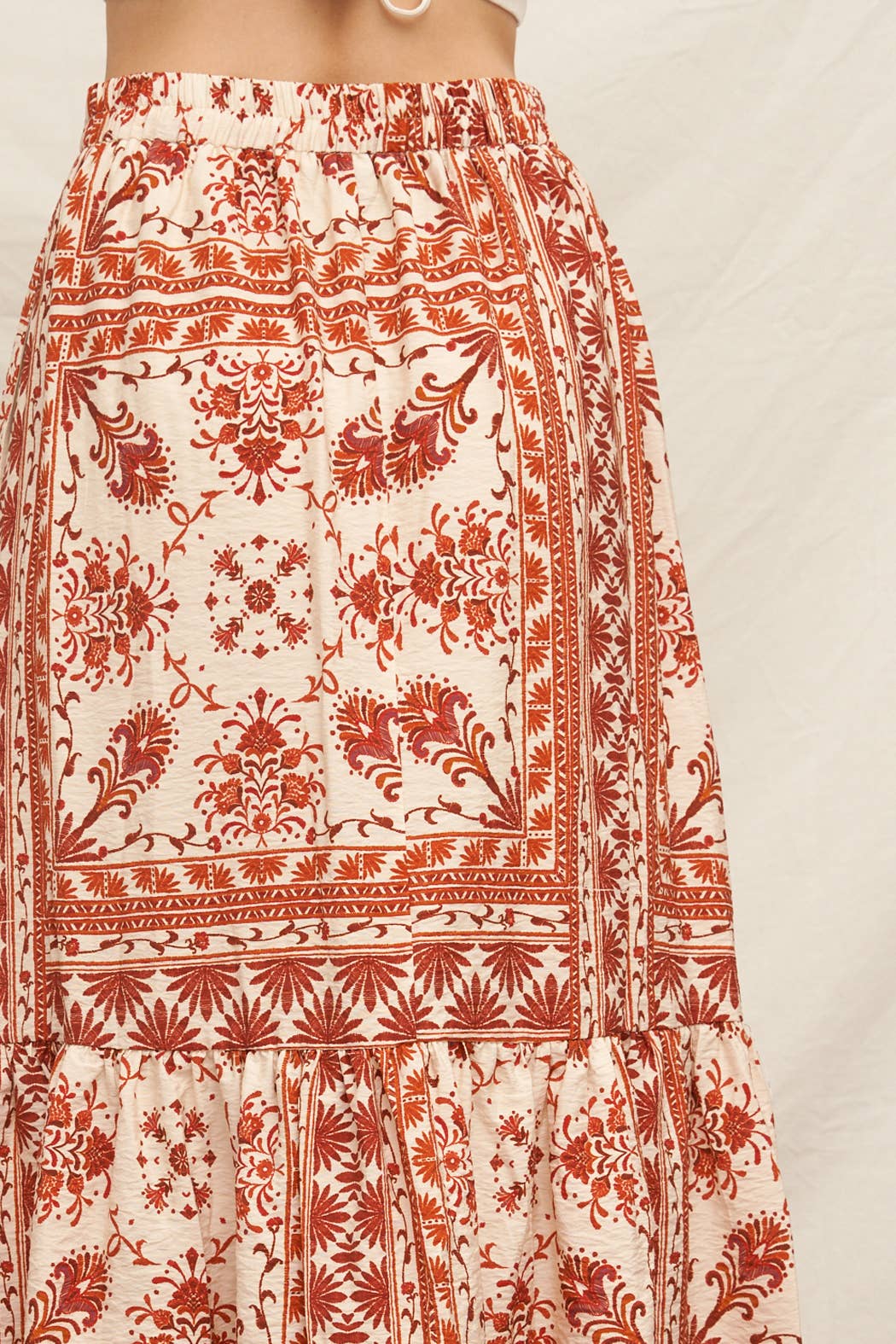 Ibiza Printed Maxi Skirt