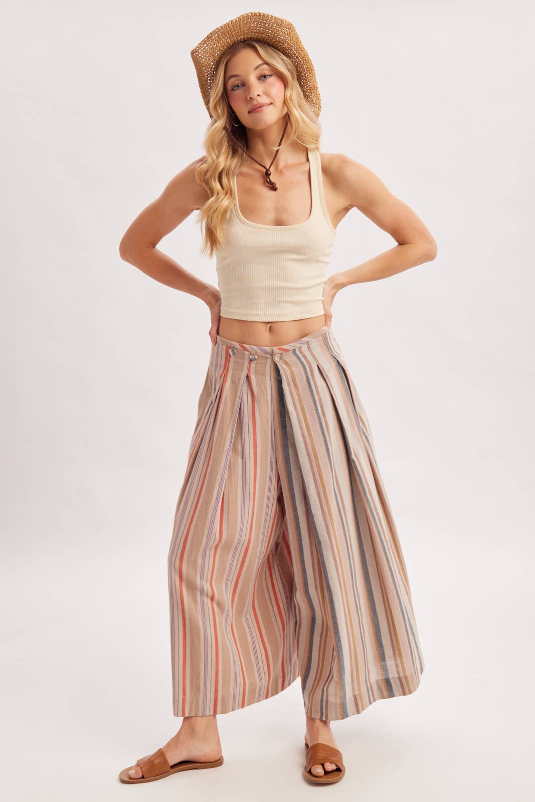 Kai Striped Culotte