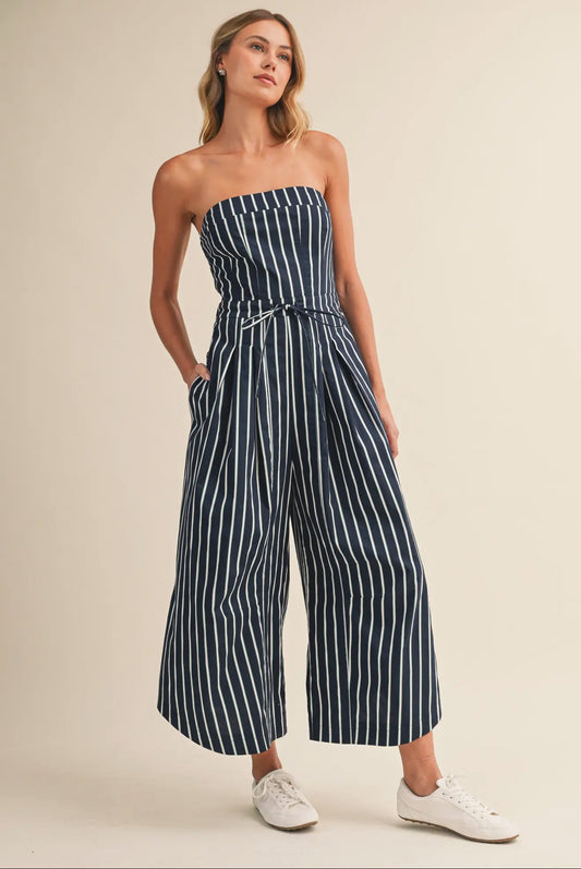 Theo Striped Jumpsuit