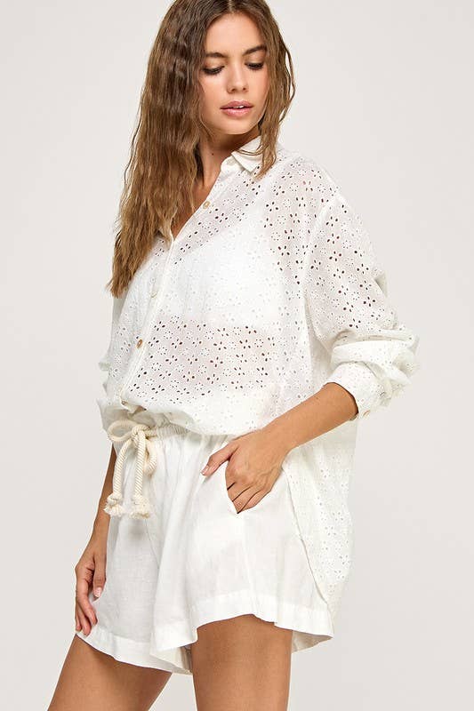 Dede Eyelet Blouse