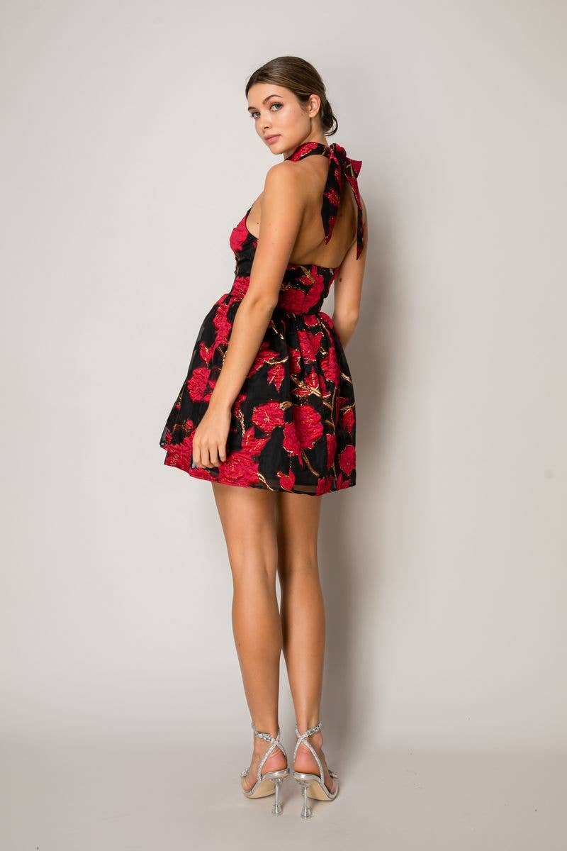 Suki Jacquard Mini Dress