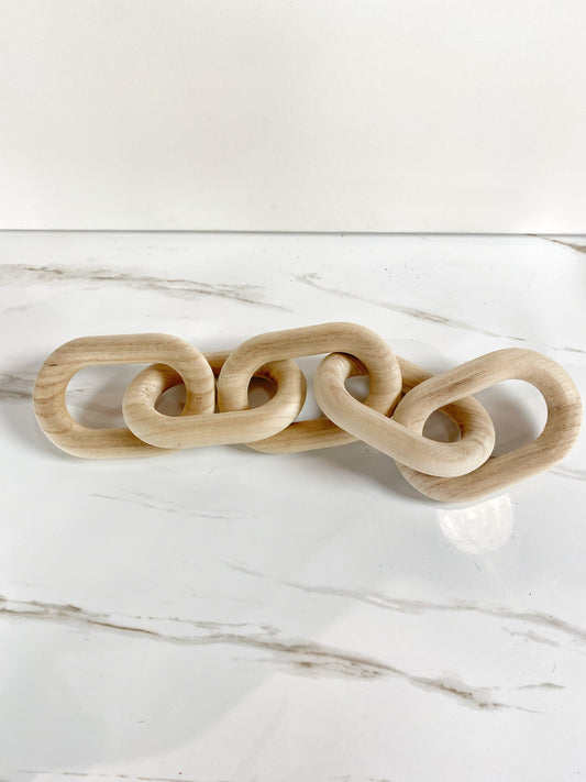Wood Chain Links
