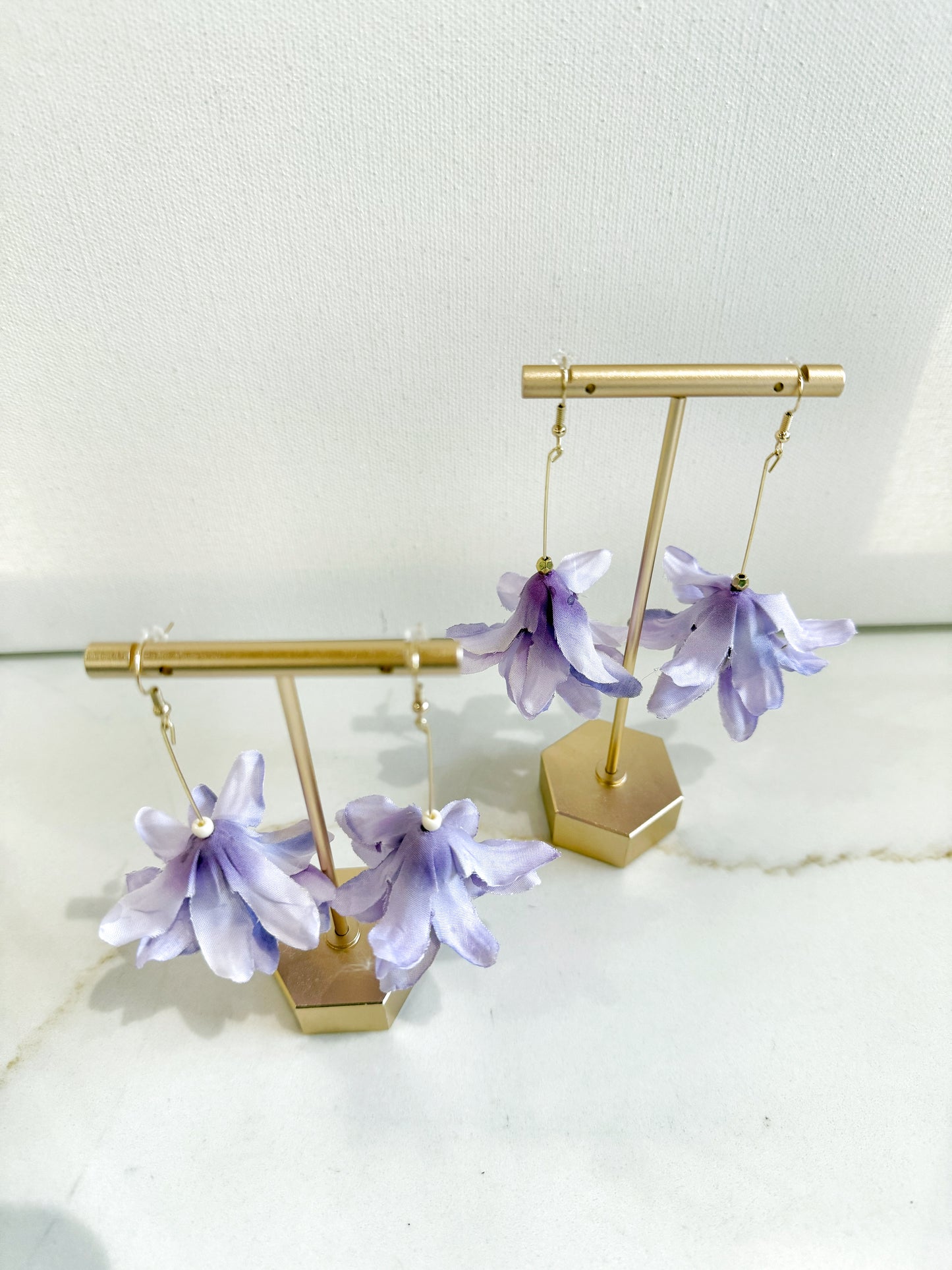 Lilac Floral Earrings