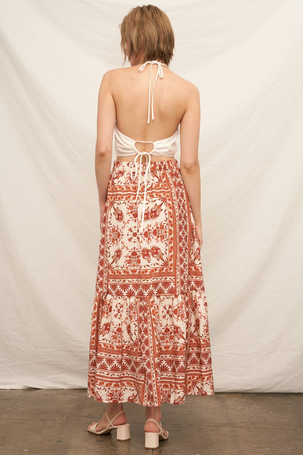 Ibiza Printed Maxi Skirt