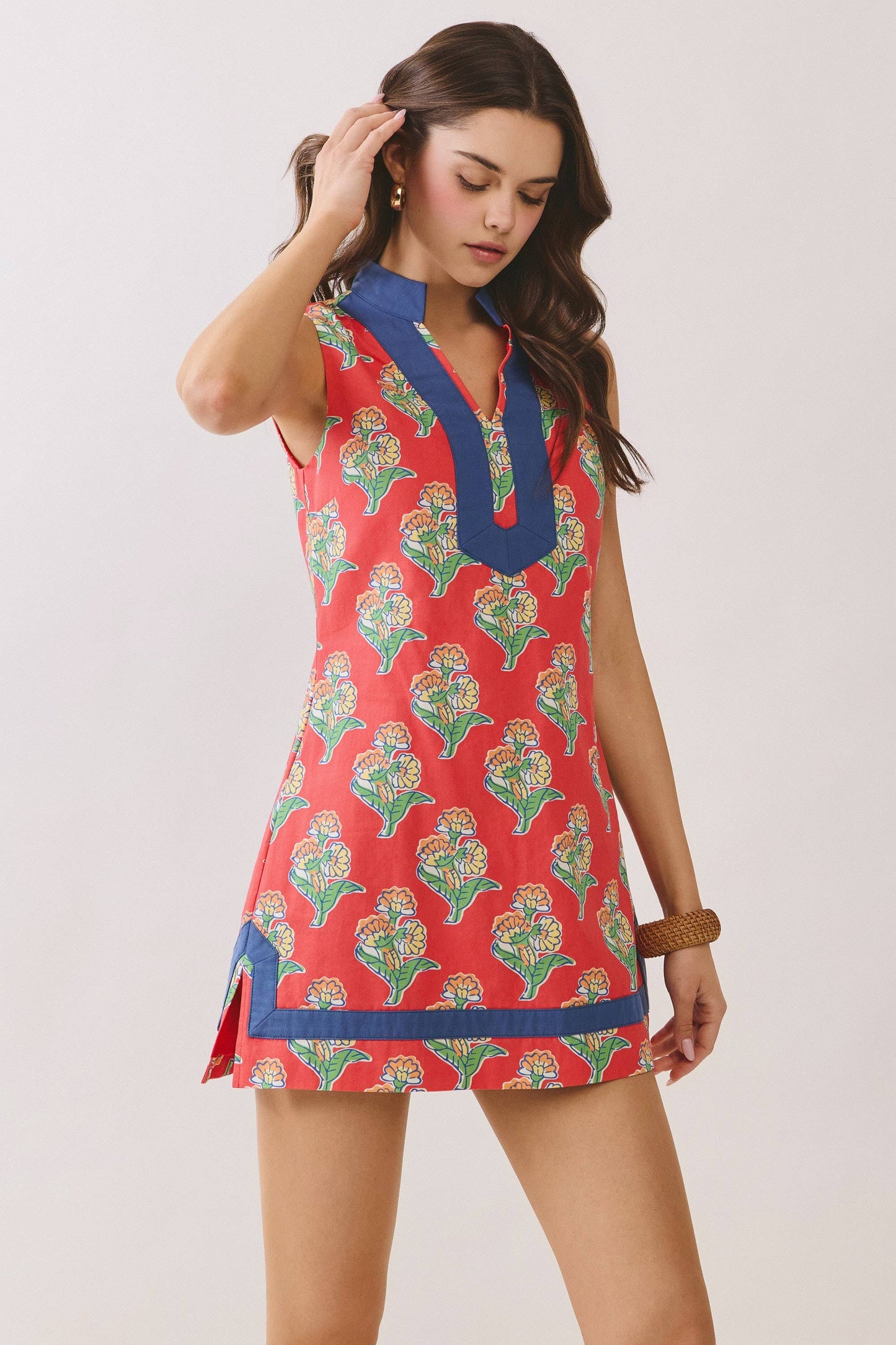 Selene Block Print Dress
