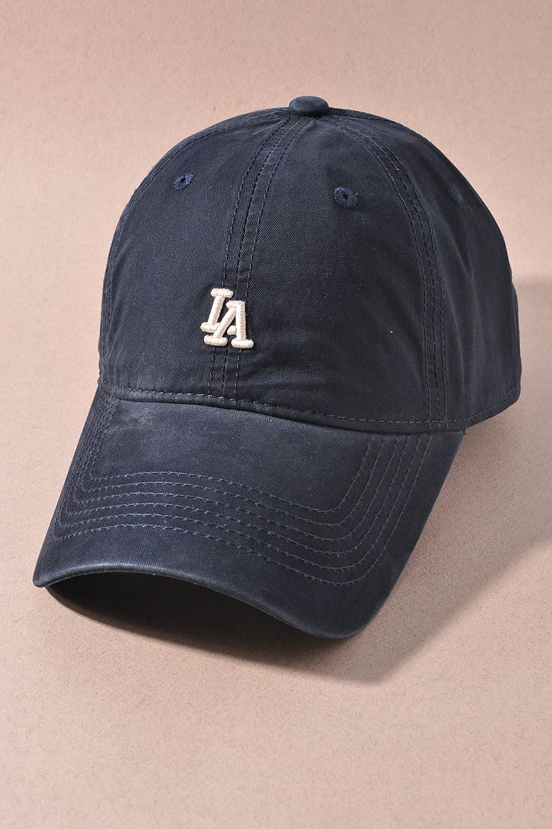 Embroidered LA Baseball Cap