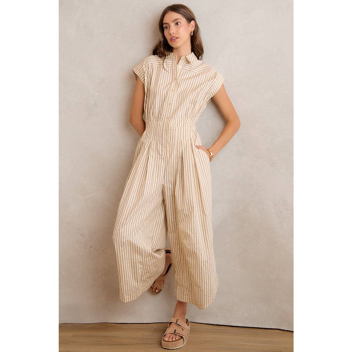 Helga Stripe Jumpsuit