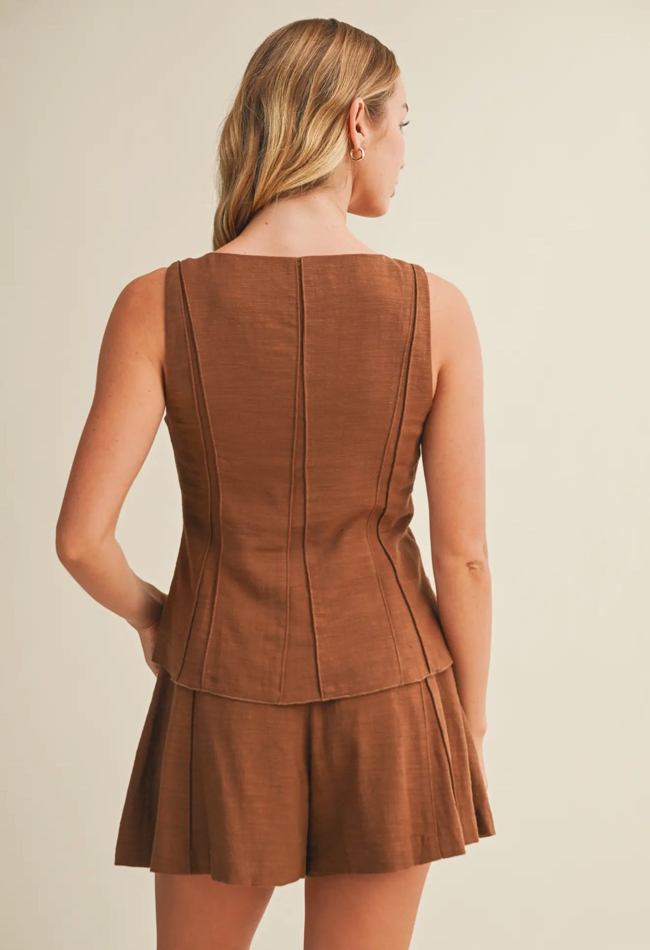 Shara Pintuck Vest