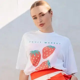 Strawberry Market Tee
