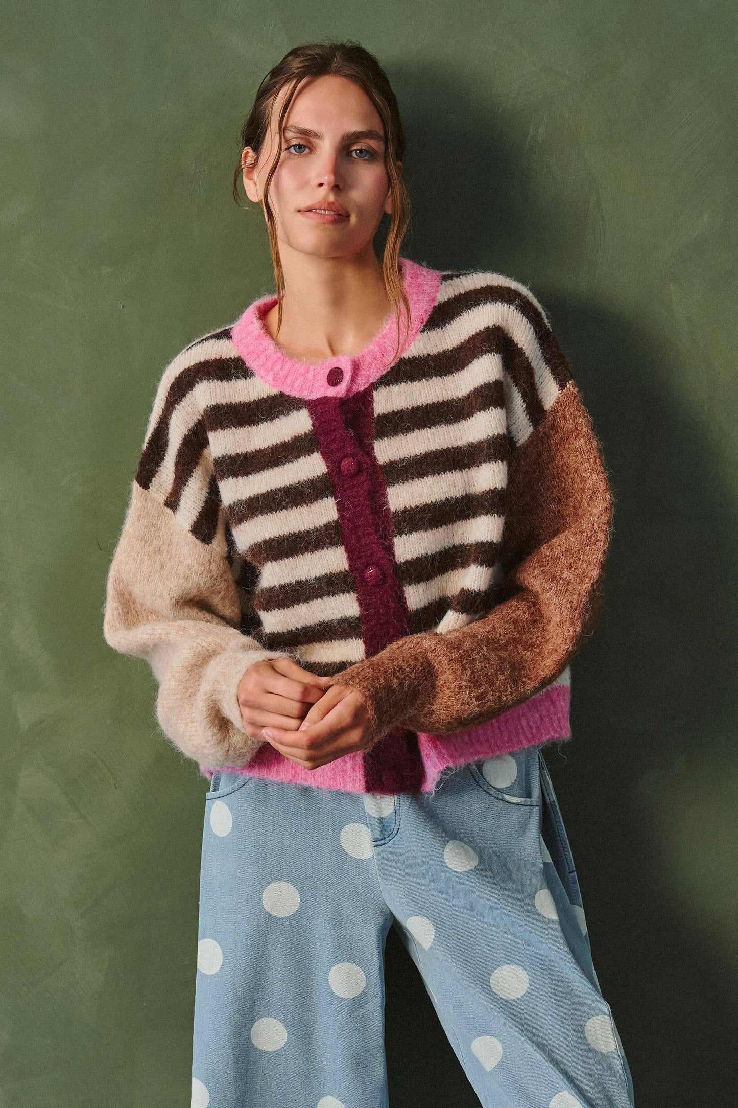 Kiera Color Pop Cardigan
