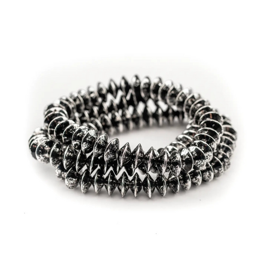 Silver Disc Bracelet