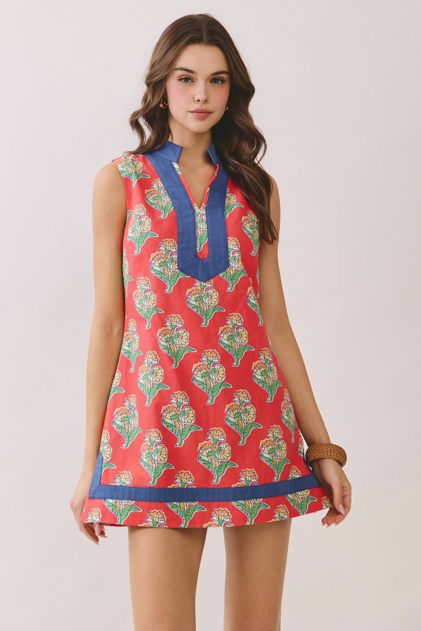 Selene Block Print Dress