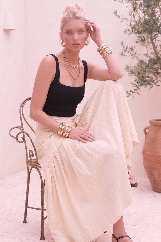 Solace Side Tie Skirt