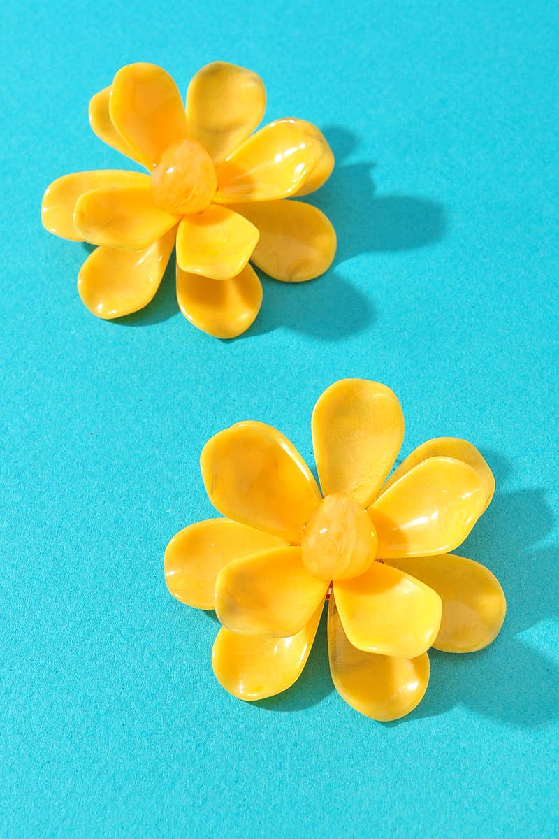 Bold Flower Studs