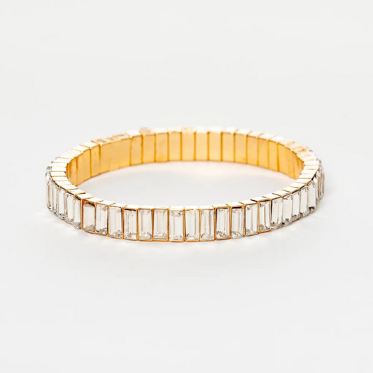 Rock Candy Baguette Bangle