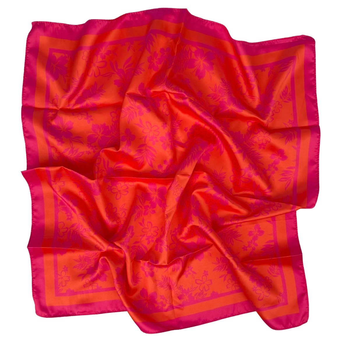 Flower Print Bandana Scarf