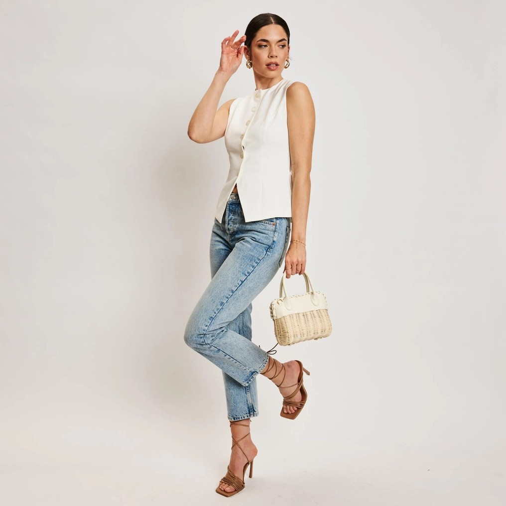 Maya Straw Crossbody