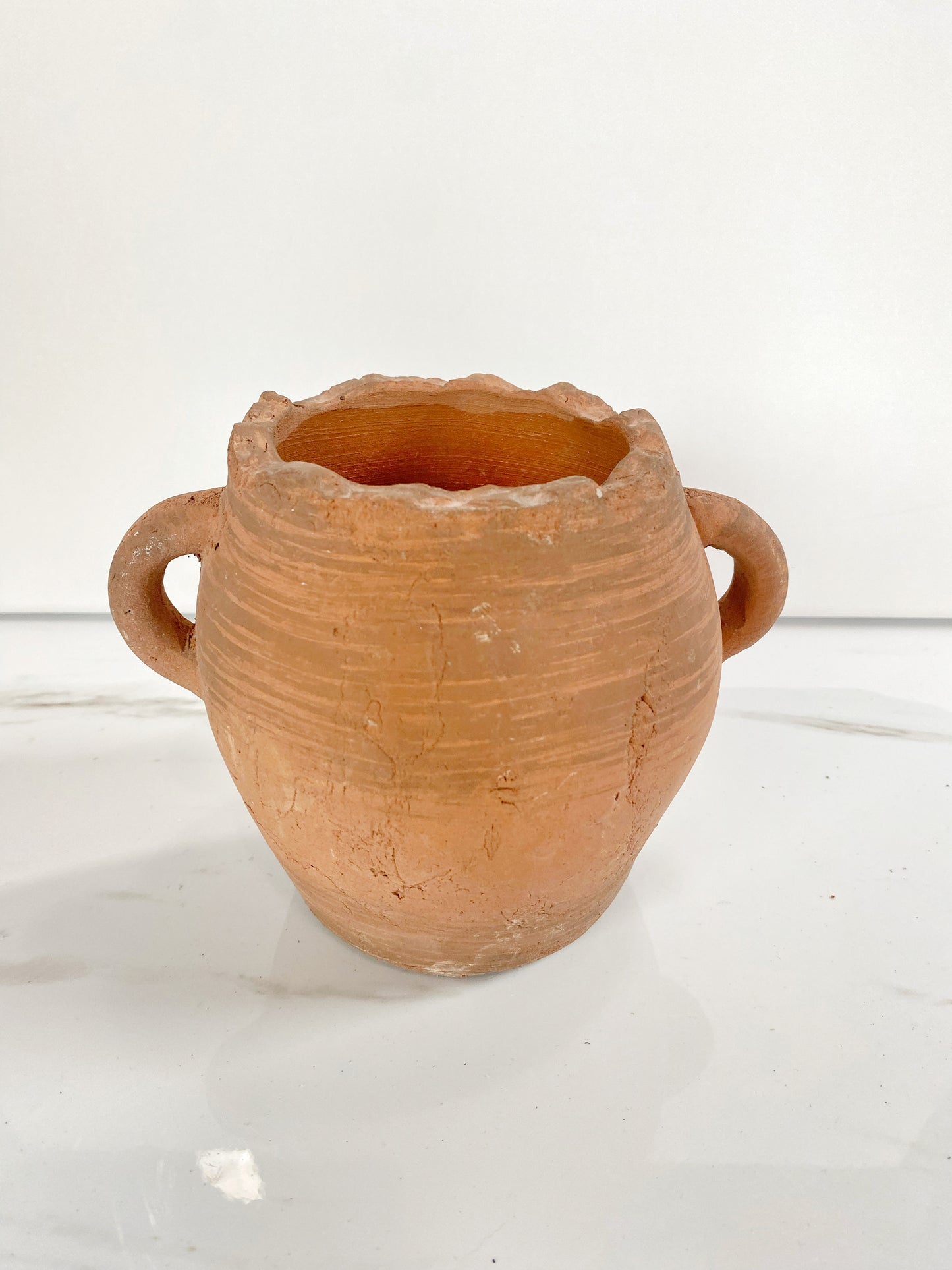 Small Handled Terracotta Pot
