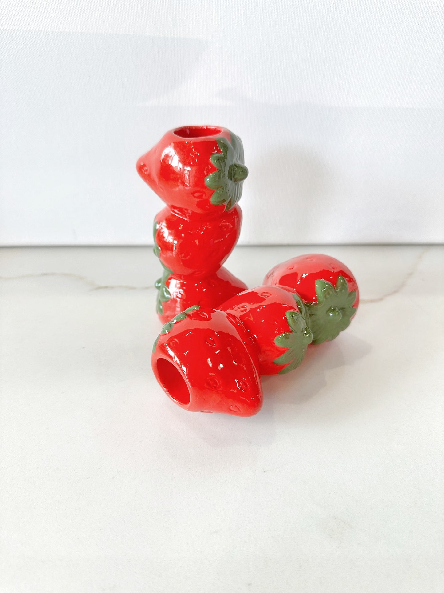 Strawberry Candlesticks