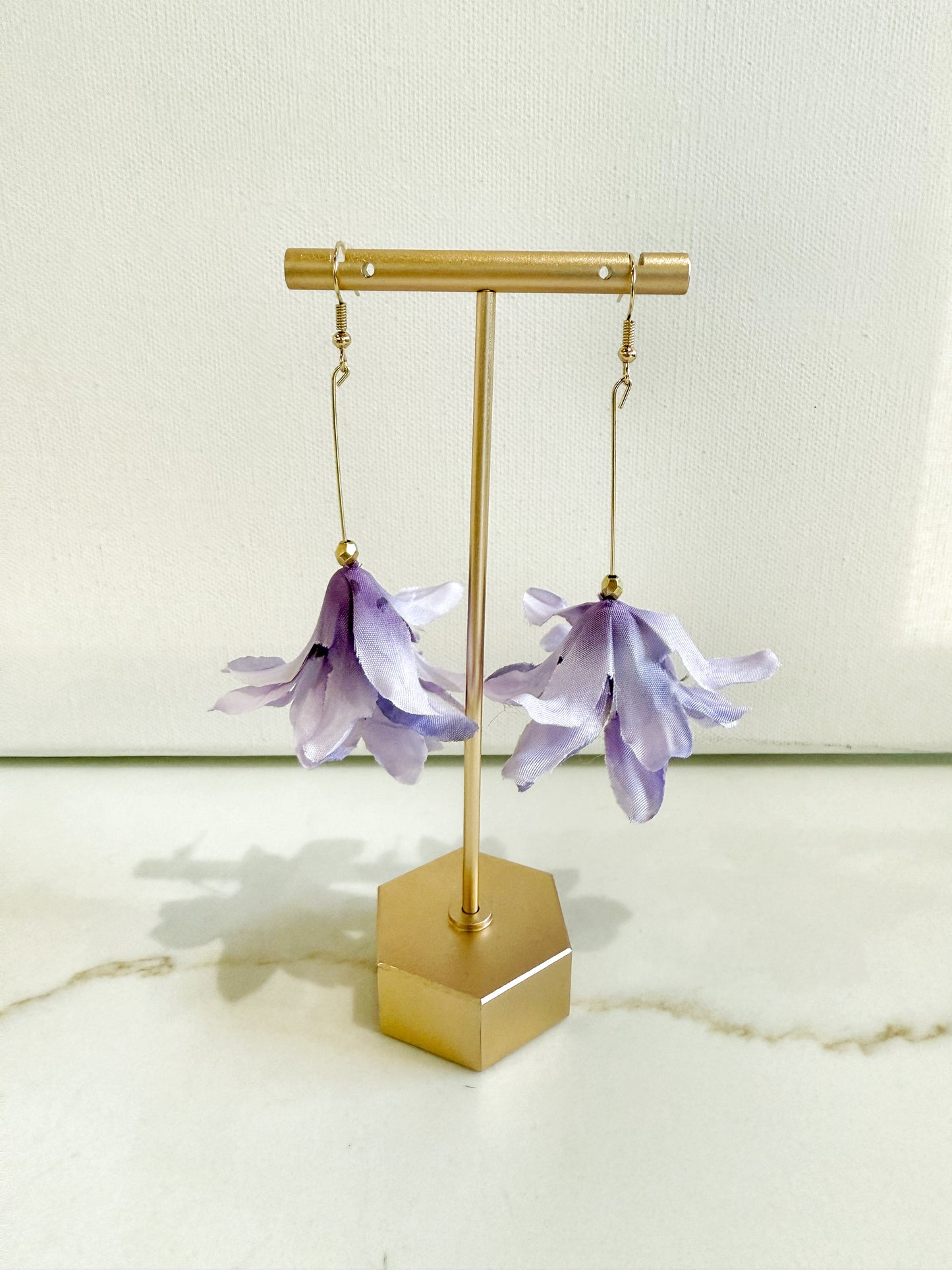 Lilac Floral Earrings