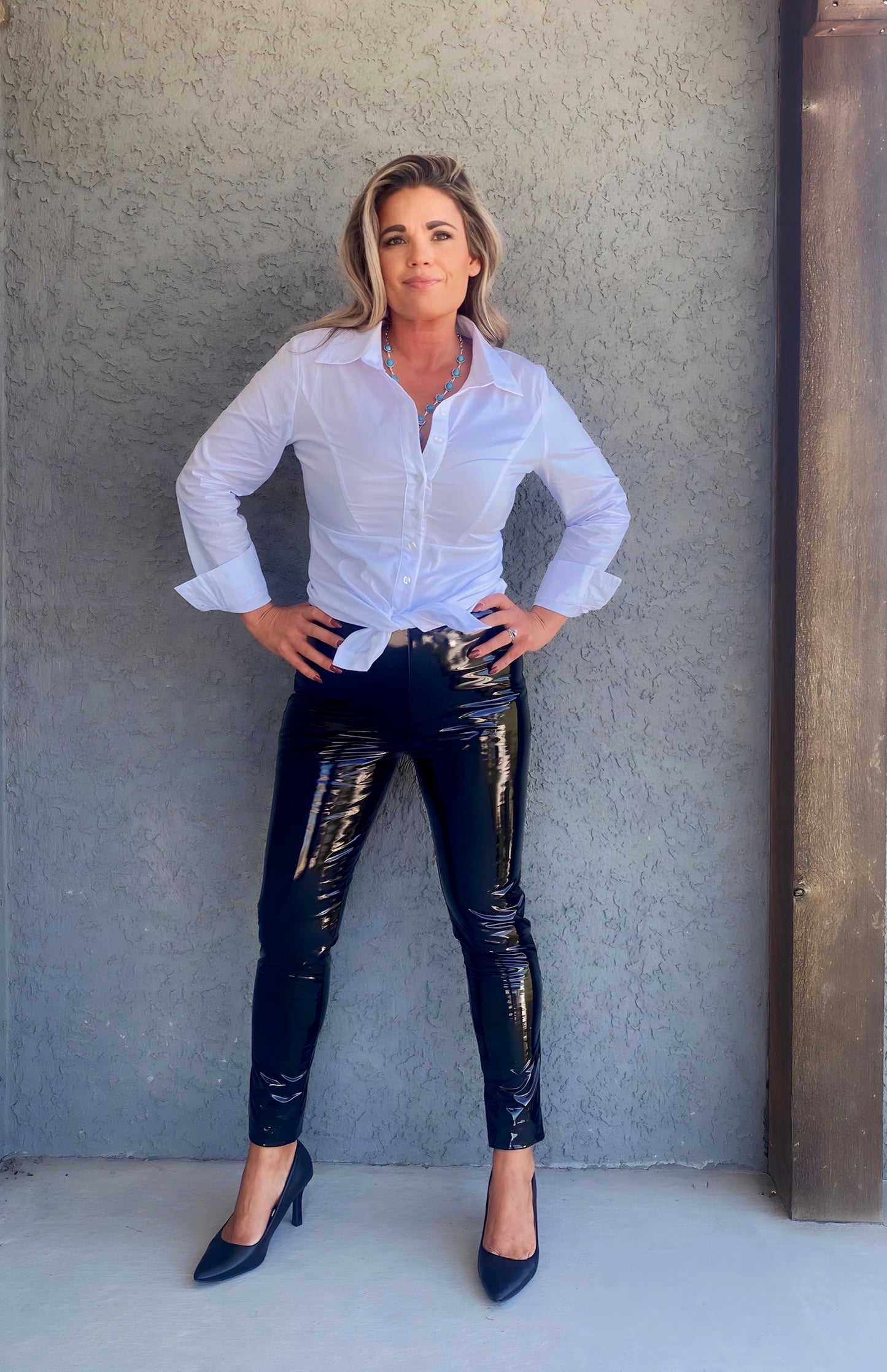 Serena Patent Leggings