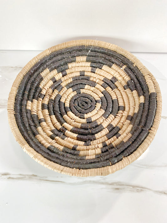 Black & Natural African Basket