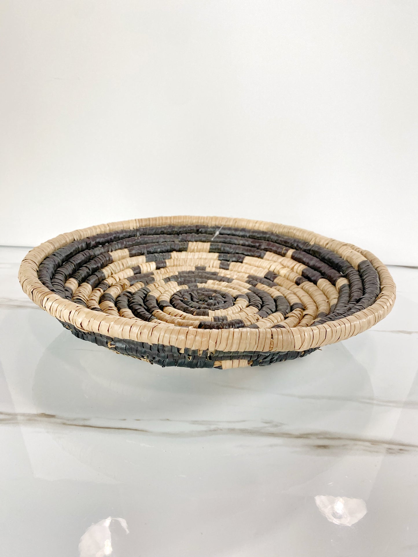 Black & Natural African Basket