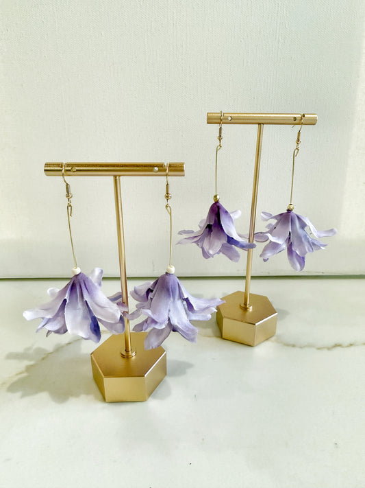Lilac Floral Earrings