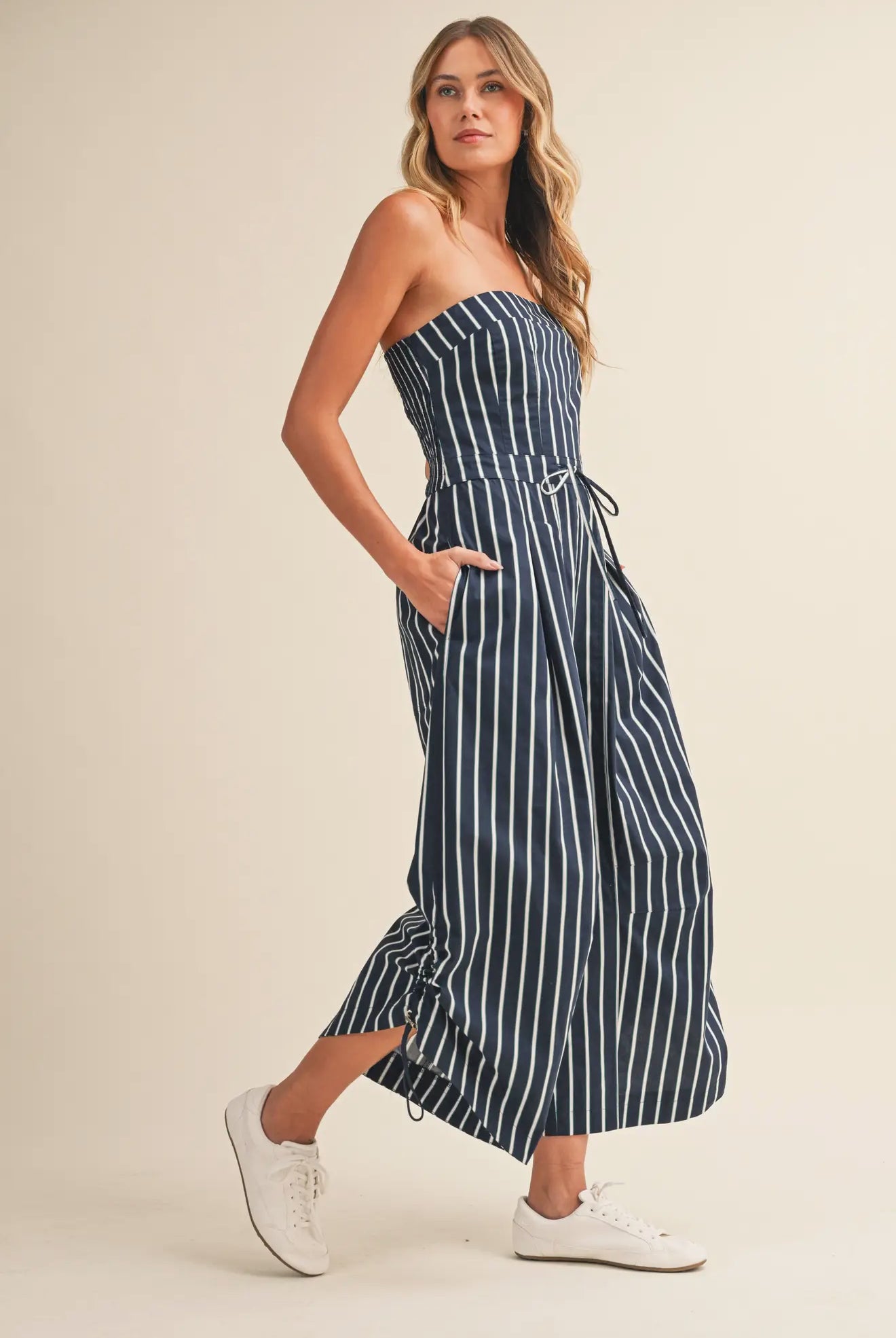 Theo Striped Jumpsuit