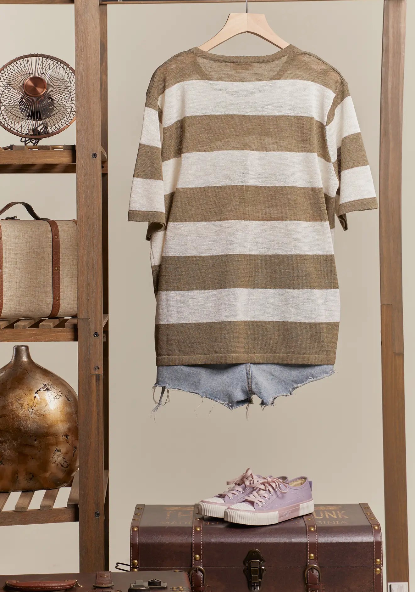 Brecken Bold Stripe Tee