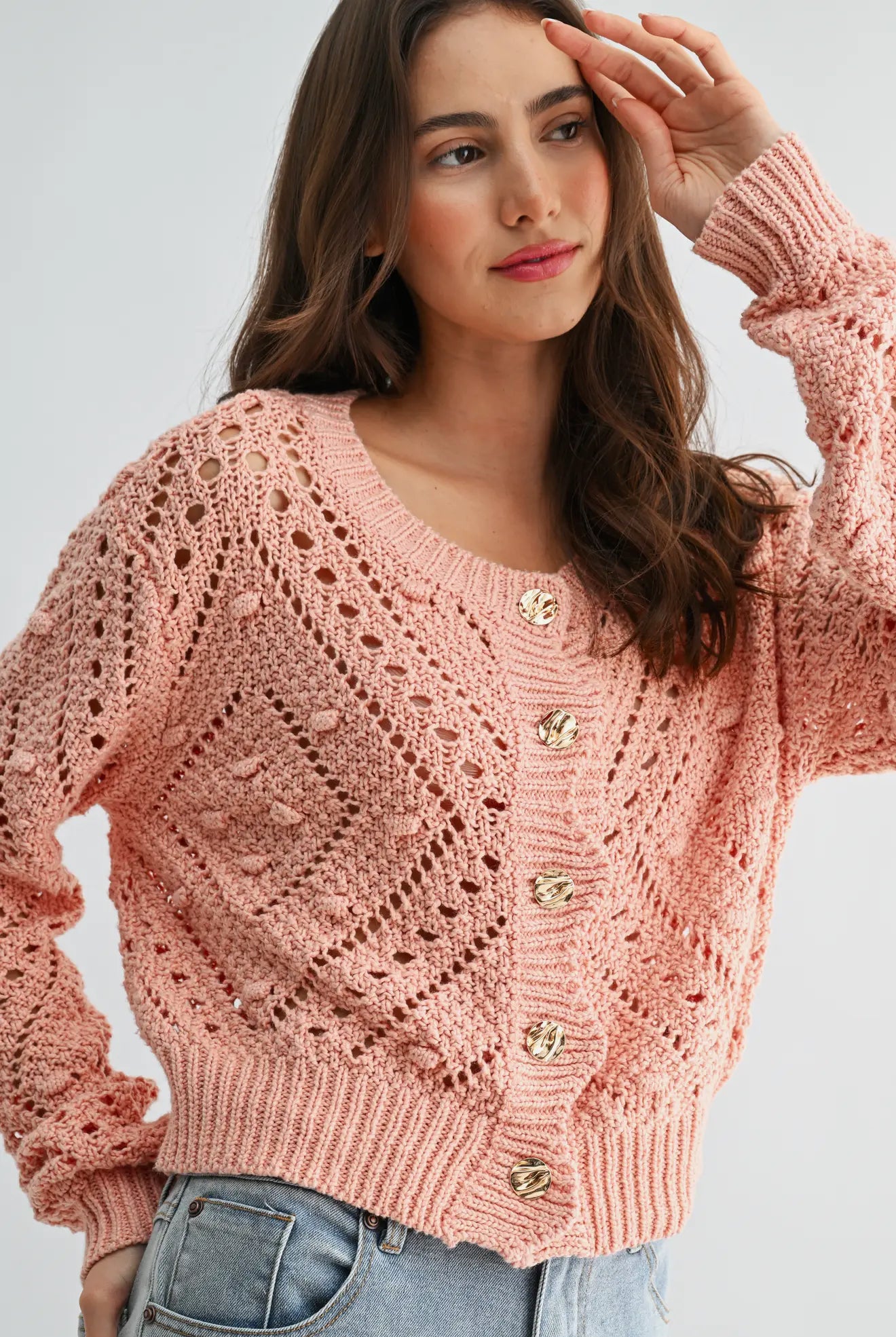 Luciana Crochet Cardigan