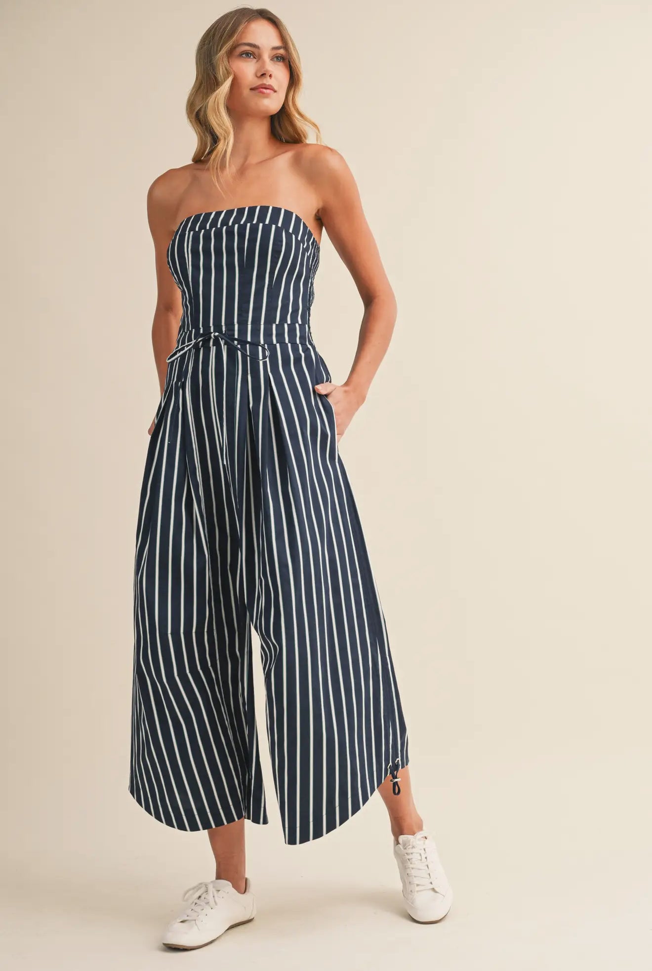 Theo Striped Jumpsuit