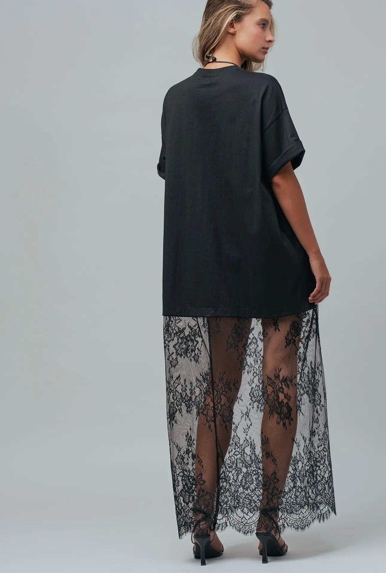 Maddy Tee Shirt and Lace Dress