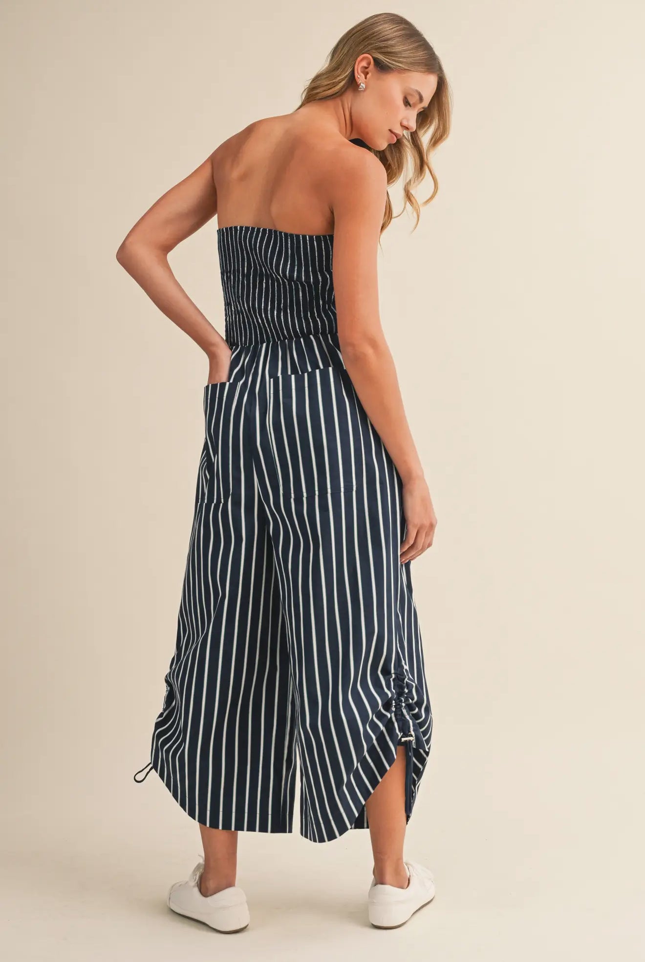 Theo Striped Jumpsuit
