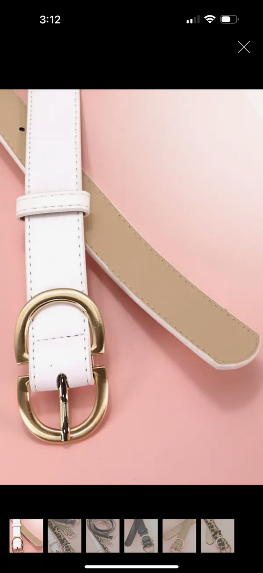 Double D Buckle Belt