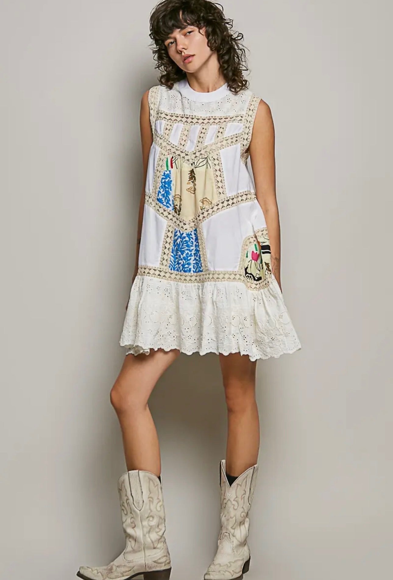 Kaia Eyelet Lace Dress