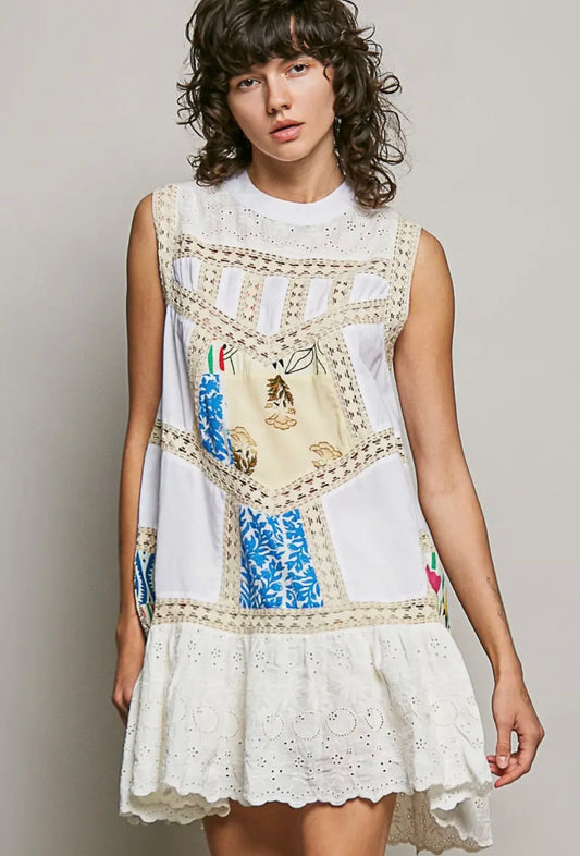 Kaia Eyelet Lace Dress
