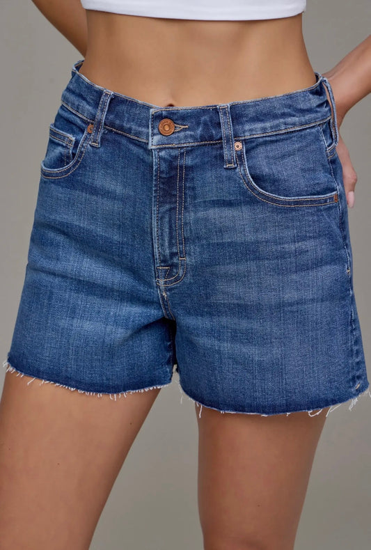 Georgia High Rise Denim Shorts