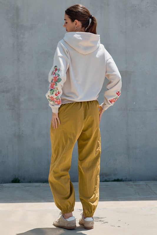 Mon Cherie Floral Embroidered Sweatshirt