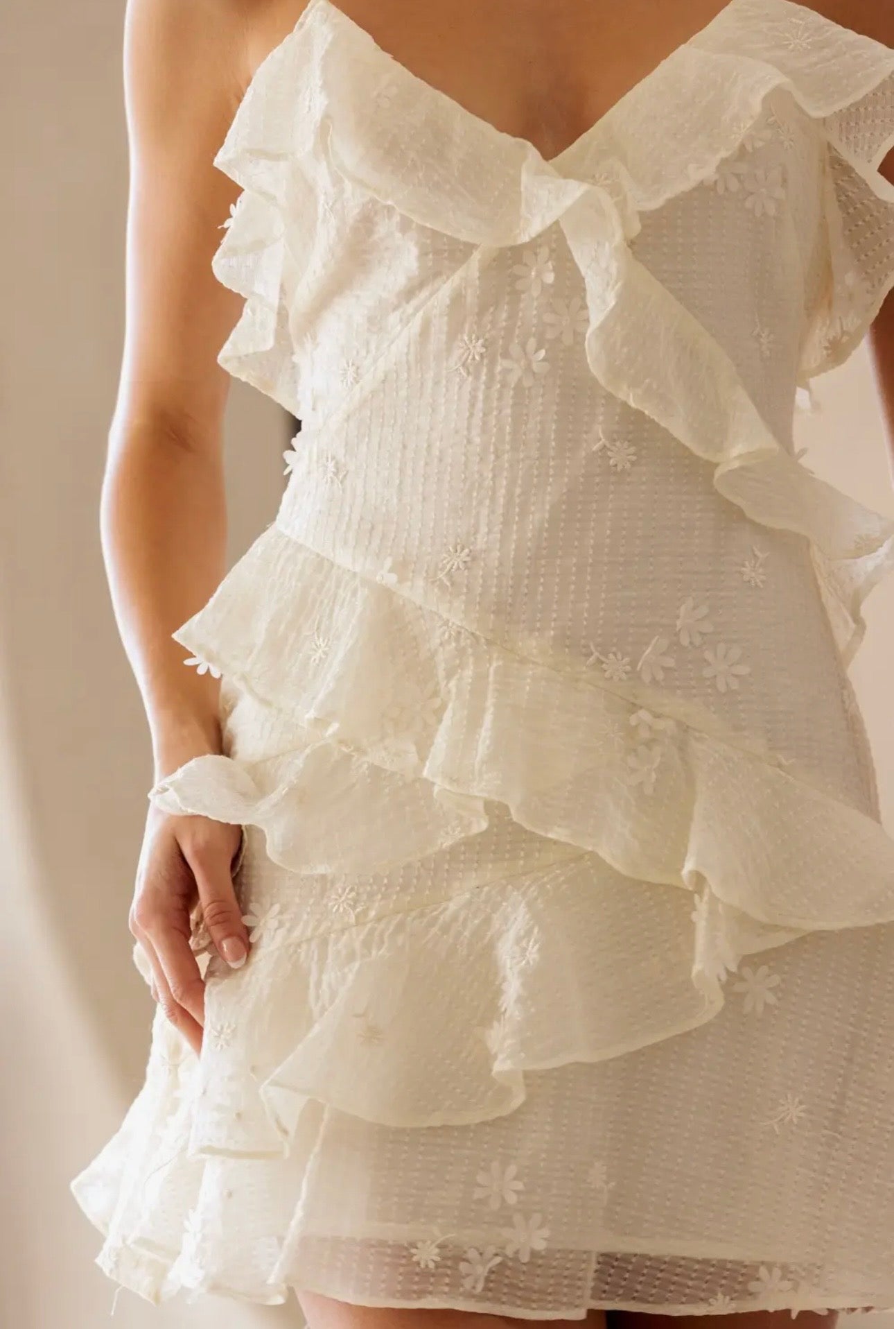 Millie Ruffle Mini Dress