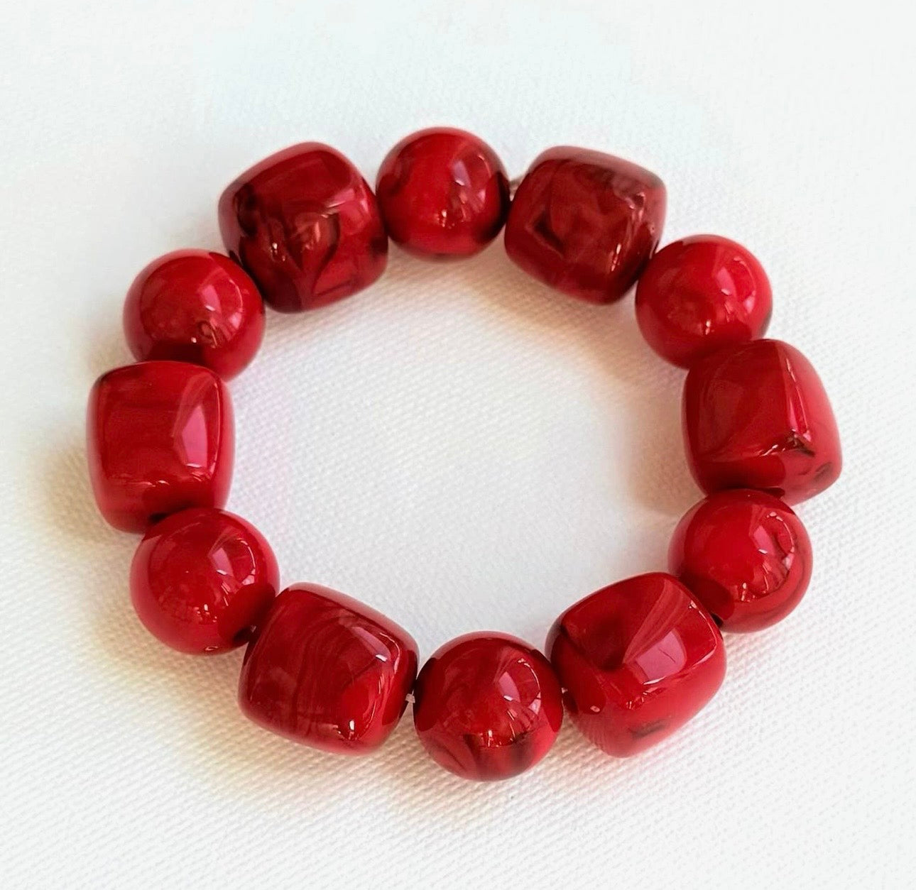 Acrylic Bead Bracelet