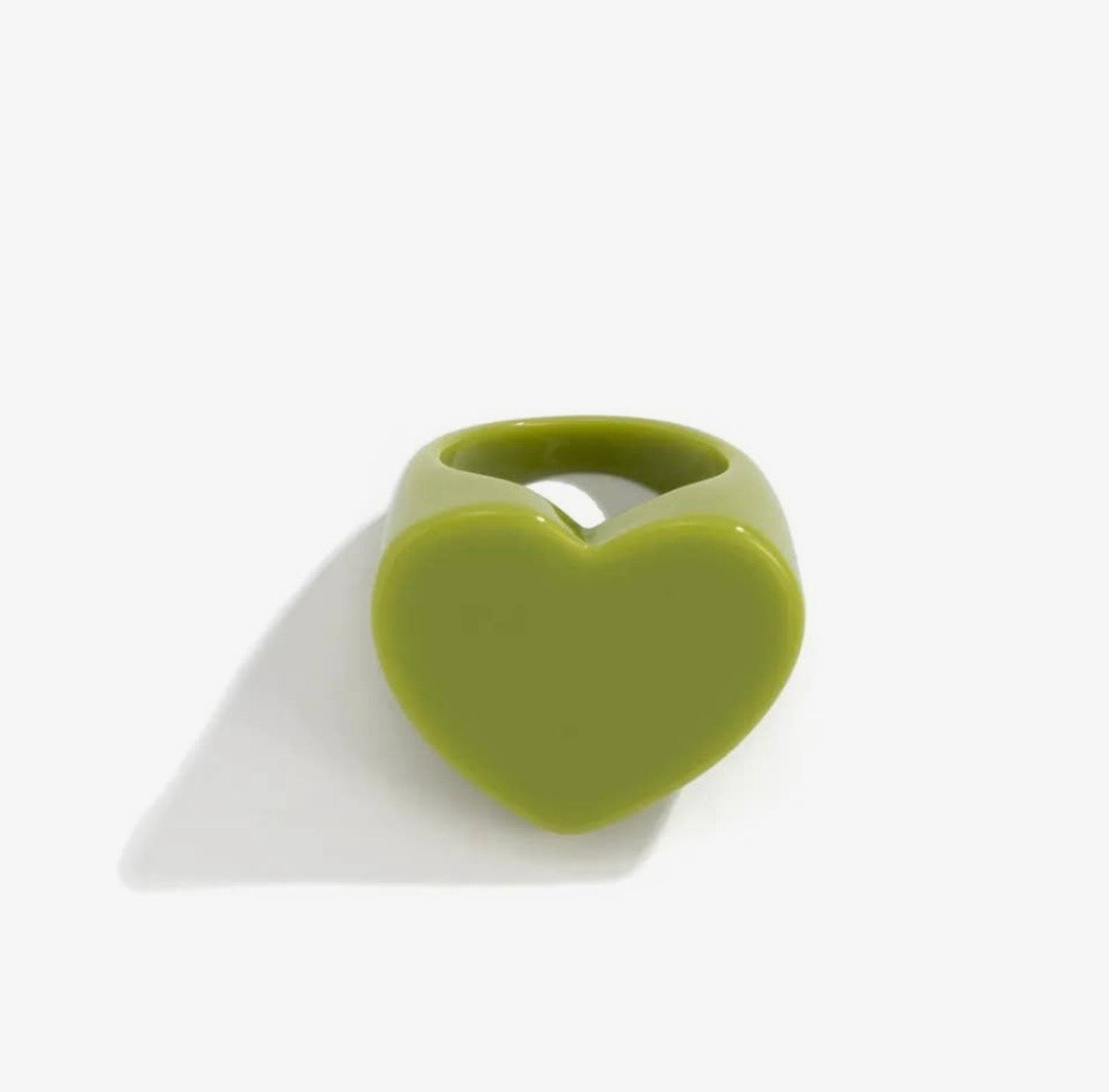 Acrylic Heart Ring