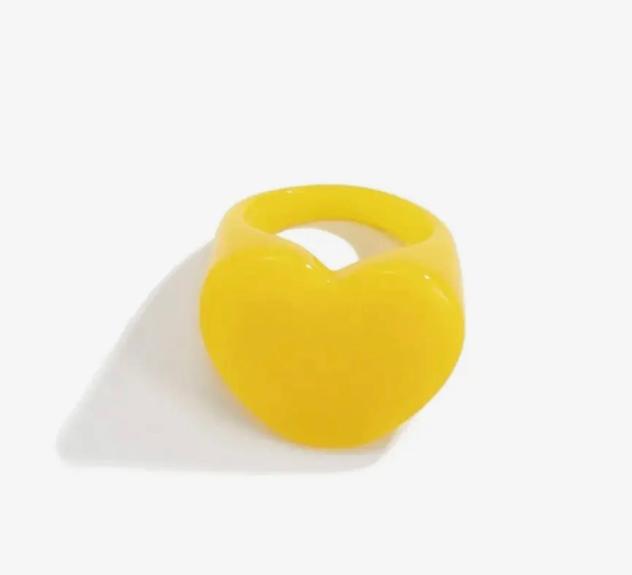 Acrylic Heart Ring