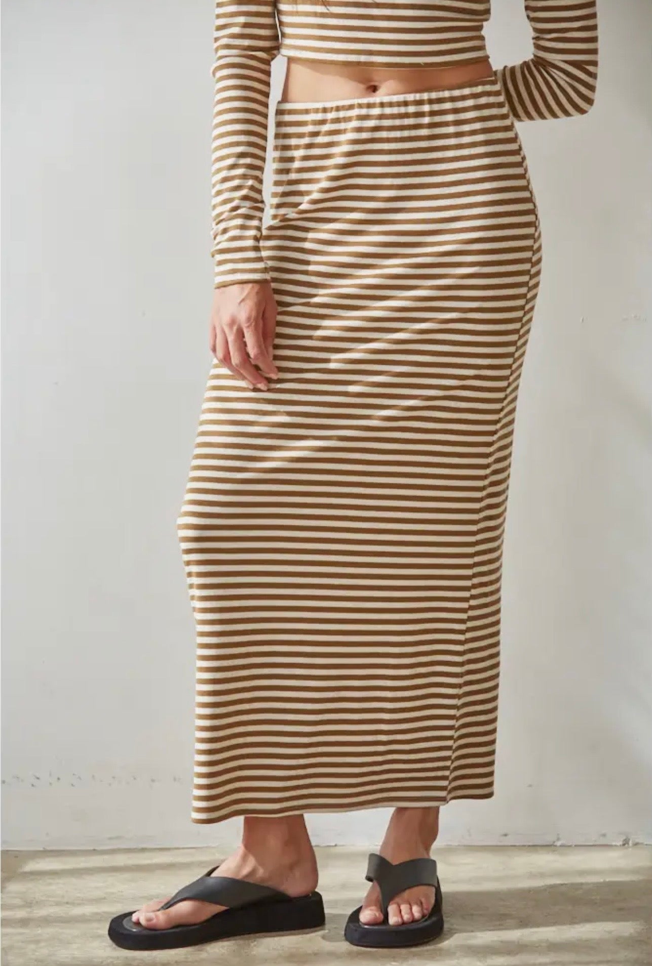 Lyric Striped Skirt