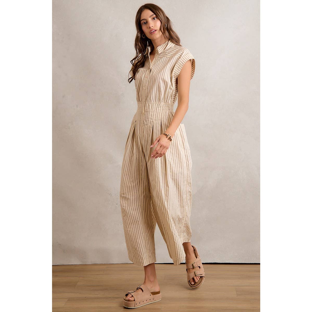 Helga Stripe Jumpsuit