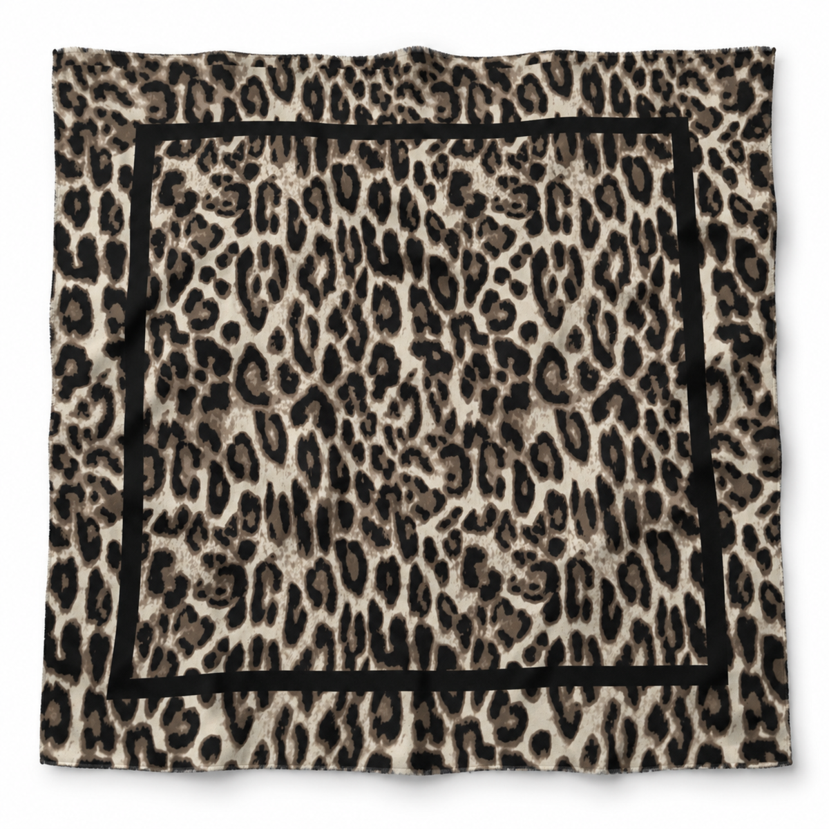 Cozy Leopard Oversized Square Scarf
